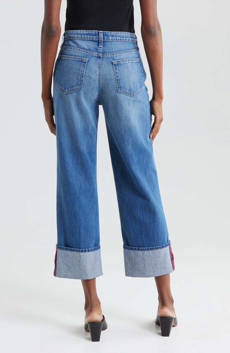 L'AGENCE Leighton Cuff Stovepipe Jeans, Alternate, color, Brentwood