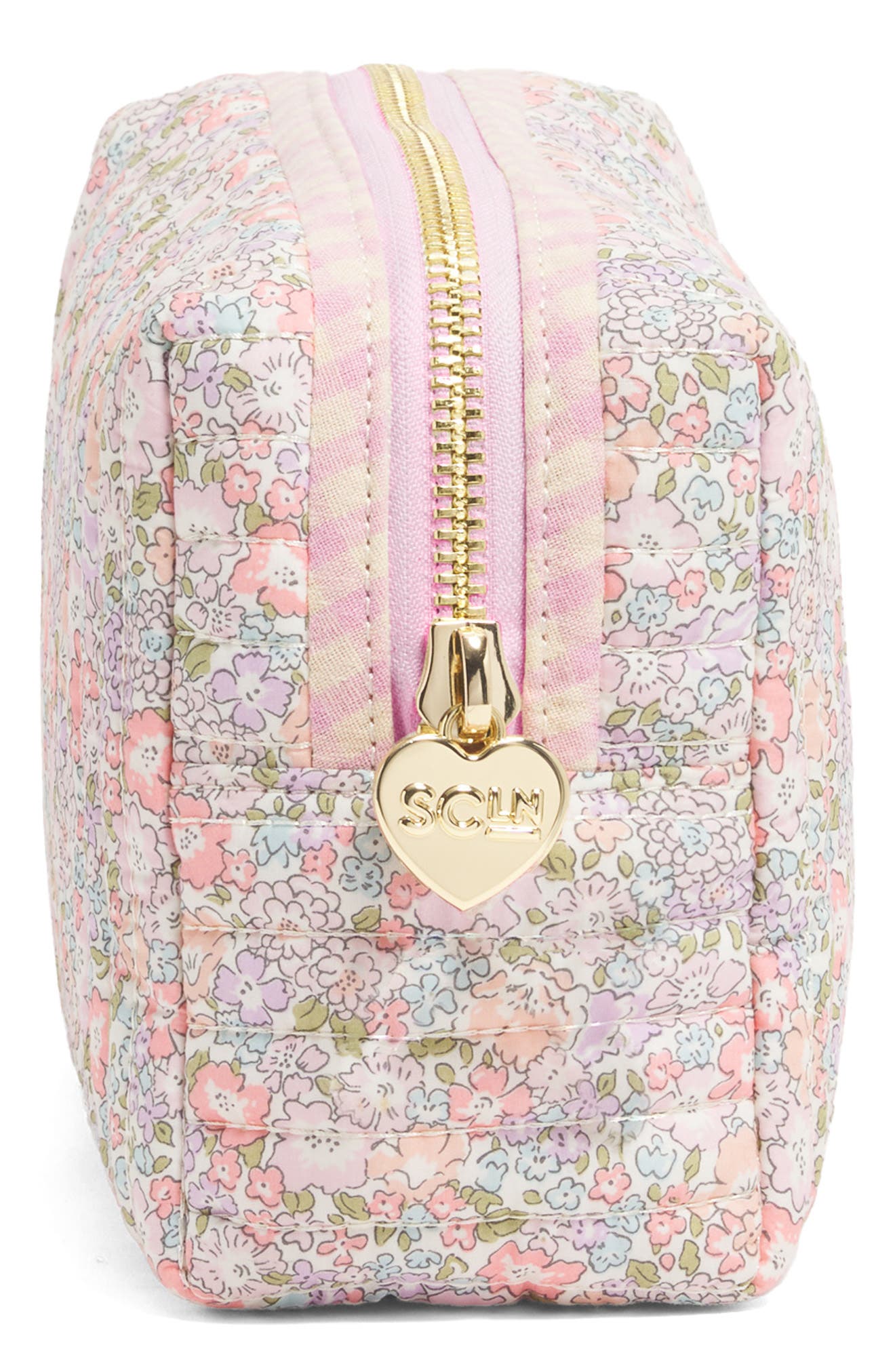 Stoney Clover Lane x Liberty Small Quilted Cotton Pouch, Alternate, color, Michelle