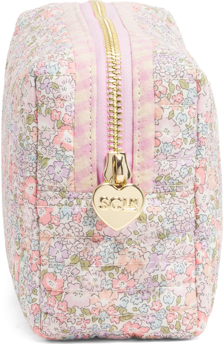 Stoney Clover Lane x Liberty Small Quilted Cotton Pouch, Alternate, color, Michelle