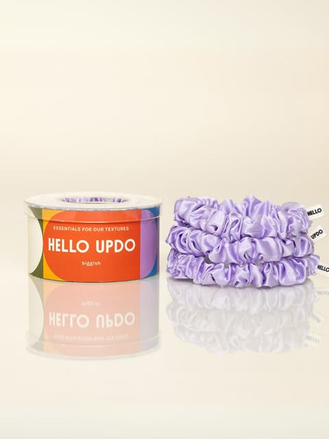 Flora Silk Scrunchie Set