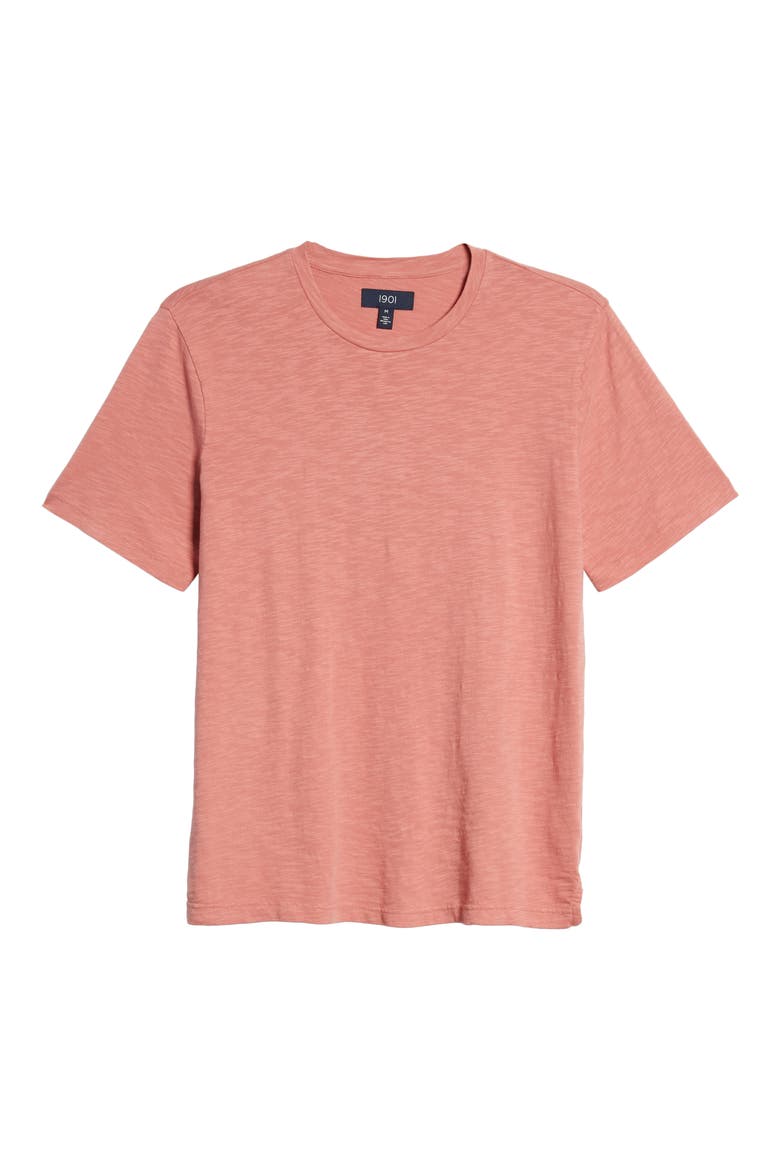 Solid Slub T-Shirt, Alternate, color, PINK COMPACT