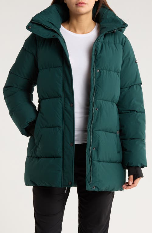 Bcbgeneration Water Resistant Hooded Puffer Jacket In Green