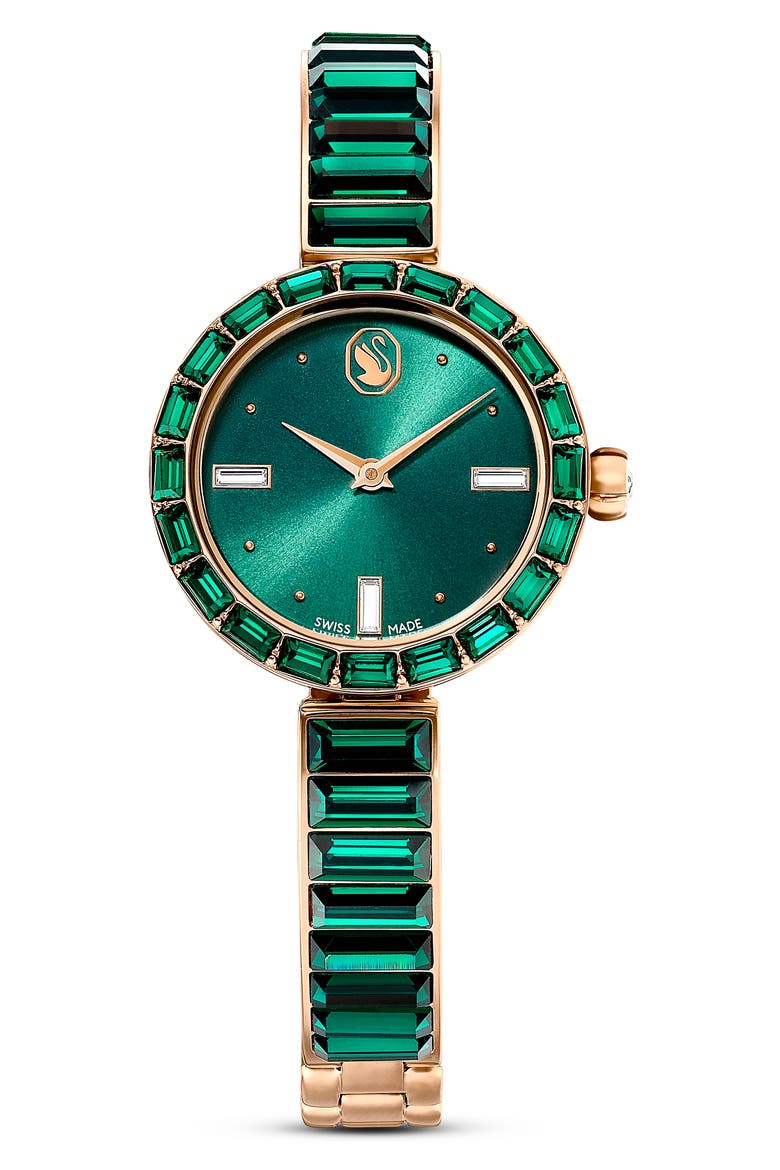 Matrix Bracelet Watch, 25mm, Main, color, GREEN