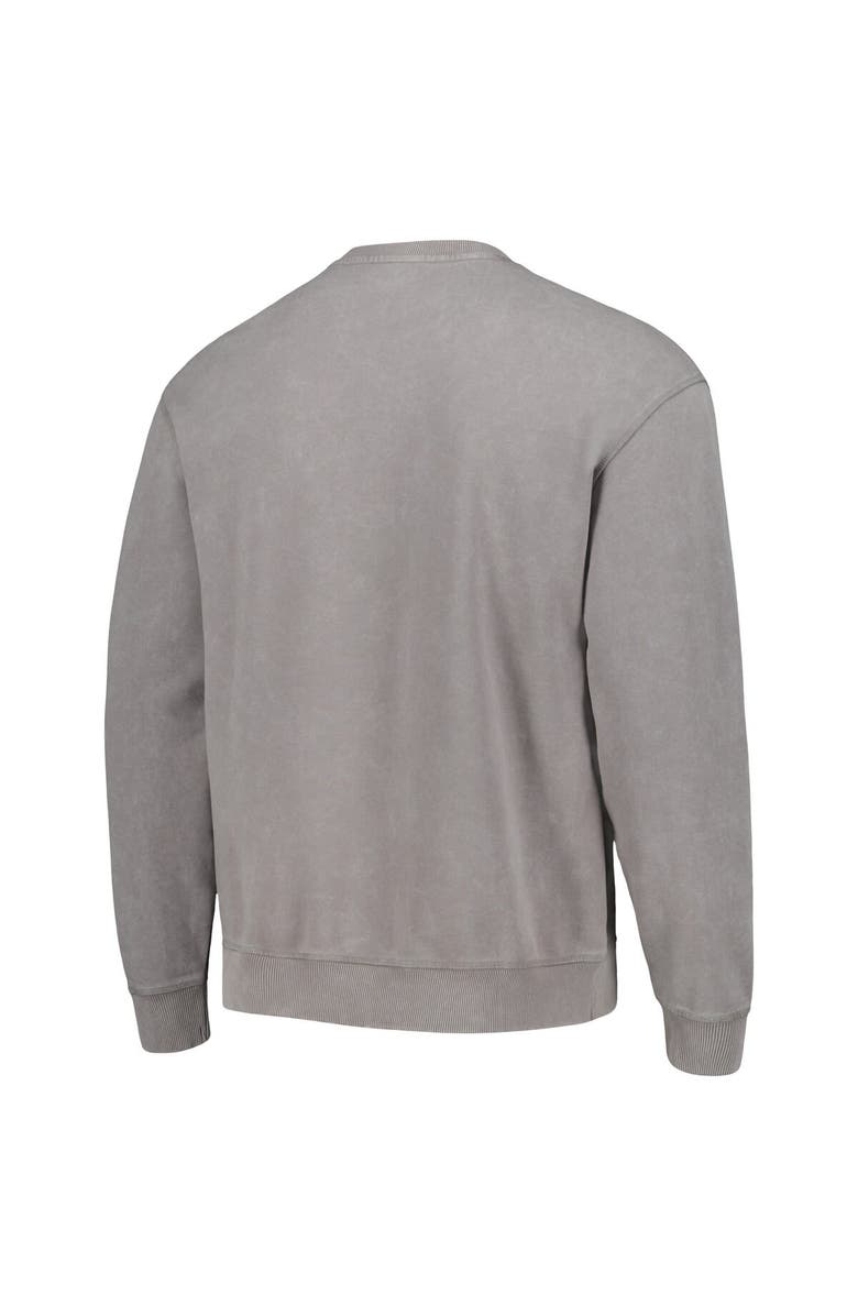 THE WILD COLLECTIVE Unisex The Wild Collective Gray Indianapolis Colts Distressed Pullover Sweatshirt, Alternate, color, Gray