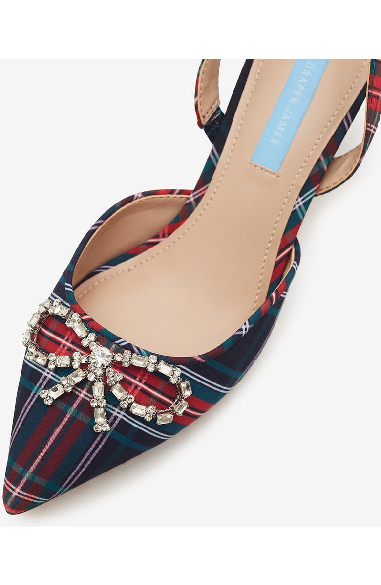 Draper James Tess Heel, Alternate, color, Georgia Plaid
