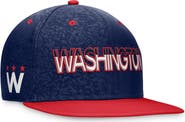 FANATICS Men's Fanatics Branded Navy/Red Washington Capitals Authentic Pro Alternate Jersey Snapback Hat
