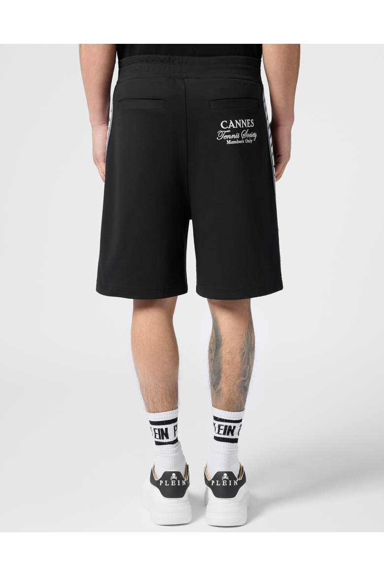 Drawstring Shorts Plein Tennis Men, Alternate, color, black