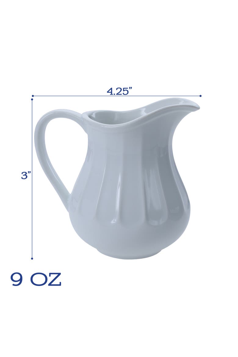 Paneled Sugar & Creamer Set, Alternate, color, WHITE