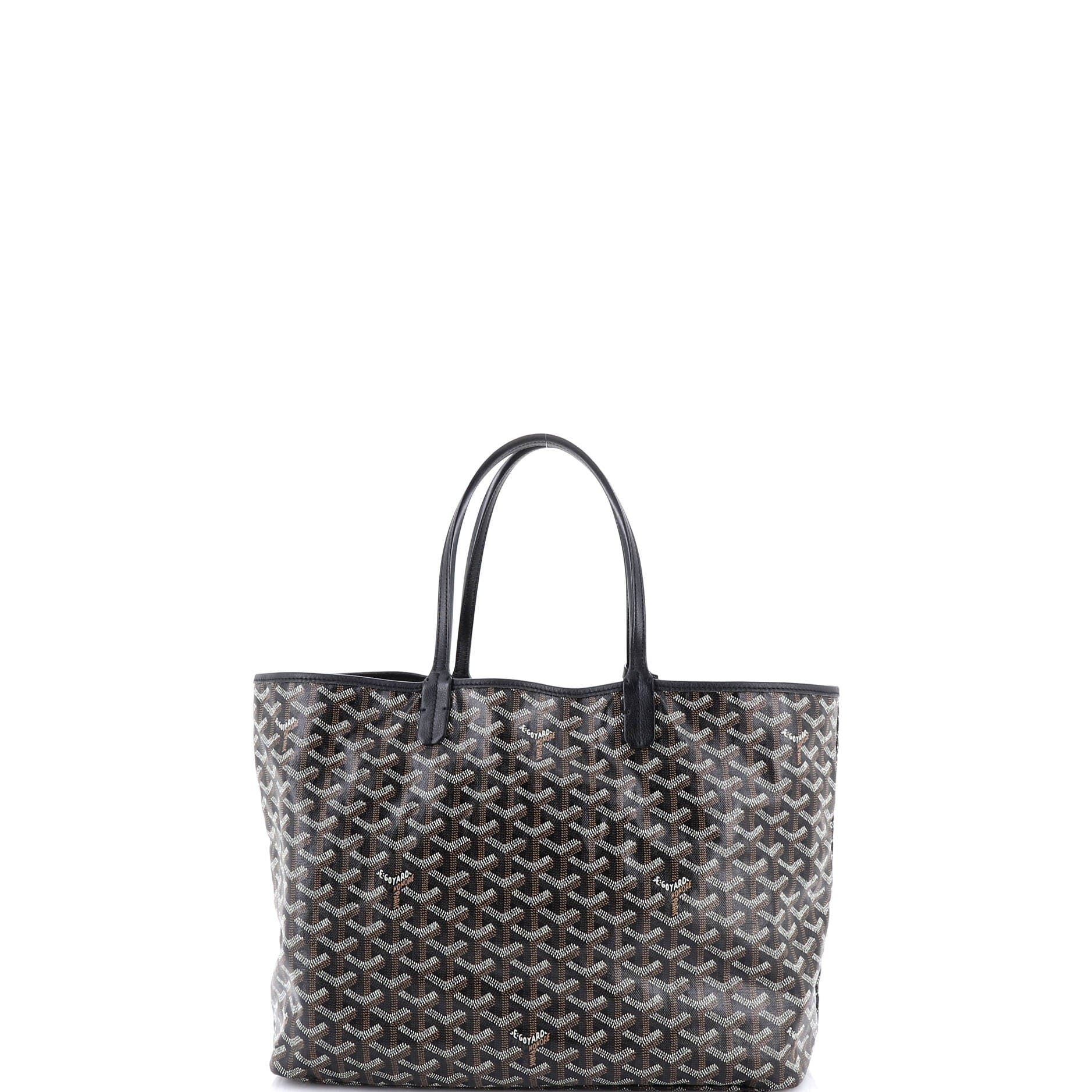 Saint Louis Tote Coated Canvas PM, Alternate, color, Black