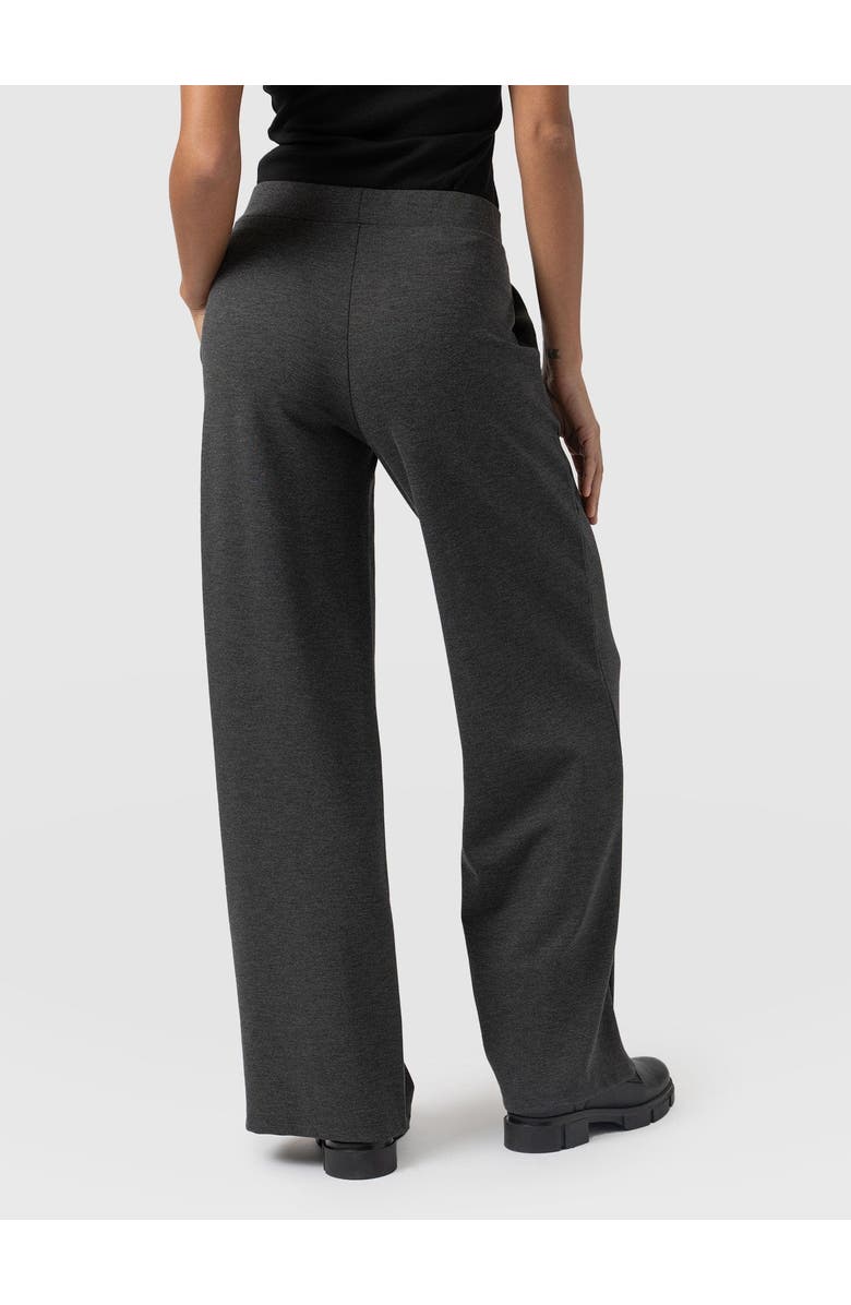 Saint + Sofia Keller Wide Leg Pant, Alternate, color, Charcoal