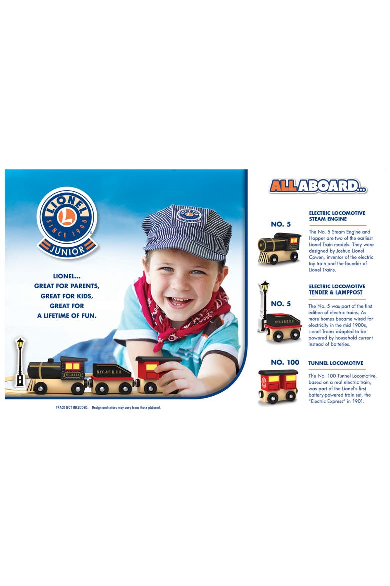Original Steam Engine Toy Train Set, Alternate, color, Multicolor