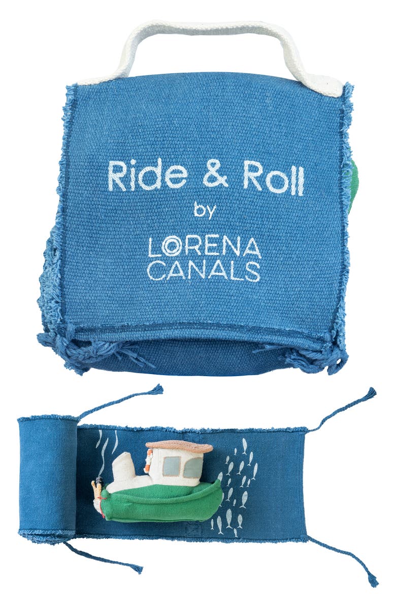 Lorena Canals Ride & Roll Sea Clean-Up Boat, Main, color, Multicolor
