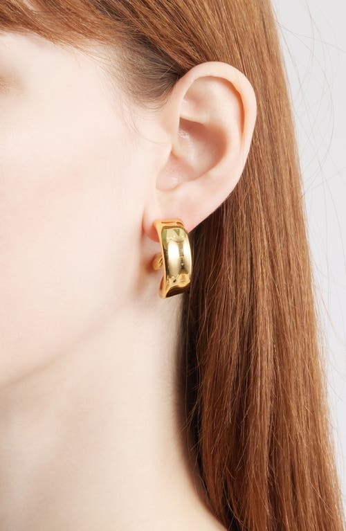 Jenny Bird Large Aurelia Hoop Earrings In High Polish Gold