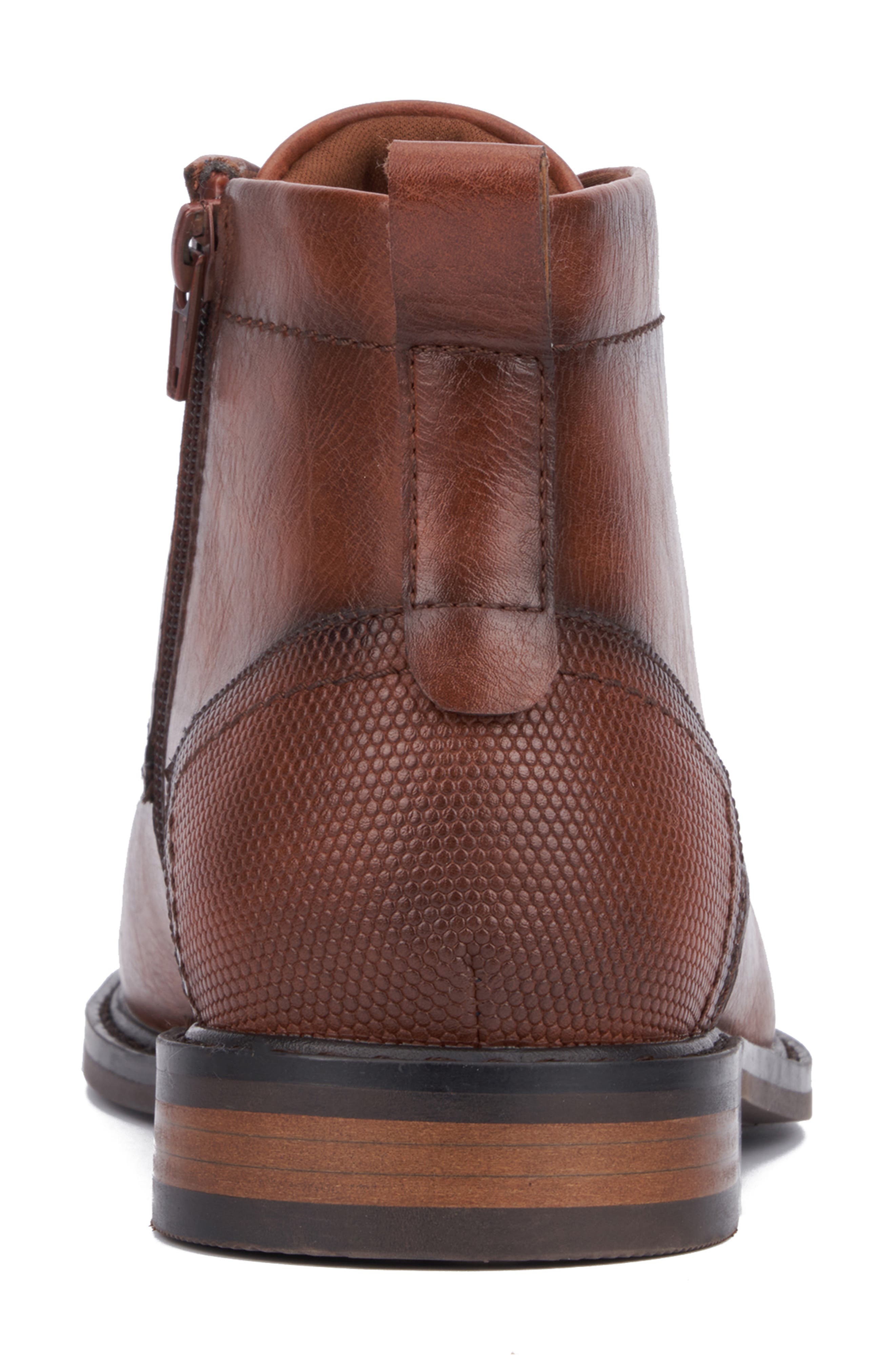 RESERVE FOOTWEAR Milo Lace-Up Boot, Alternate, color, Cognac