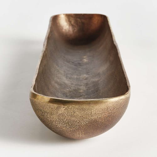 Napa Home & Garden Brandon Narrow Decorative Bowl Large In Gold