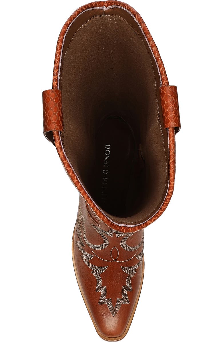 Donald Pliner Marina Over the Knee Western Boot, Alternate, color, Cognac