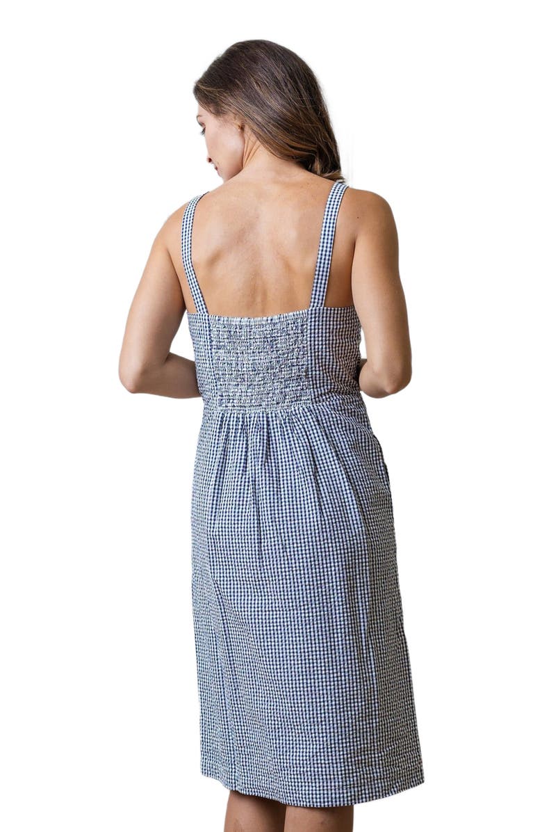 Hope & Henry Women's Organic Seersucker Sheath Dress, Alternate, color,