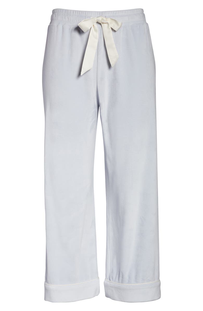 Rachel Parcell Velour Crop Pajama Pants, Alternate, color, 