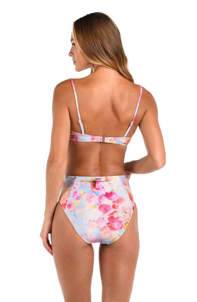 L'AGENCE Alexandria Underwire Bikini Top, Alternate, color, Pink