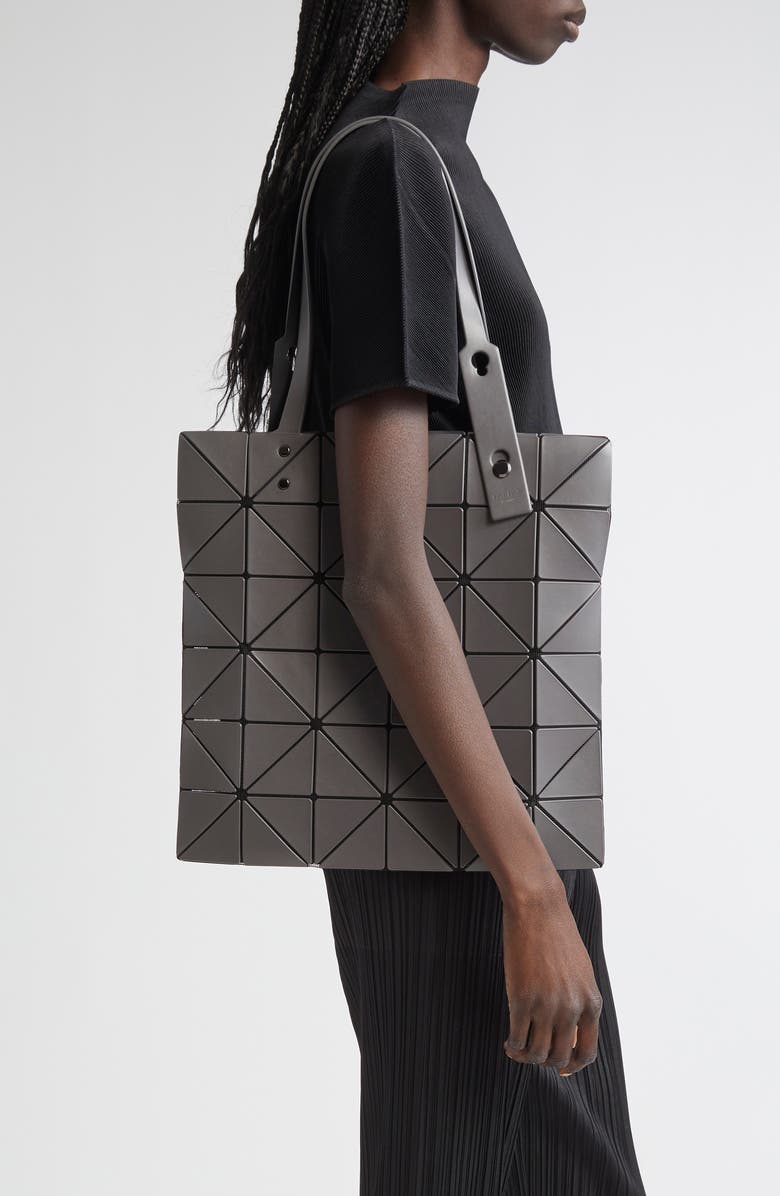 Bao Bao Issey Miyake Blocky Tote, Alternate, color, Charcoal Gray