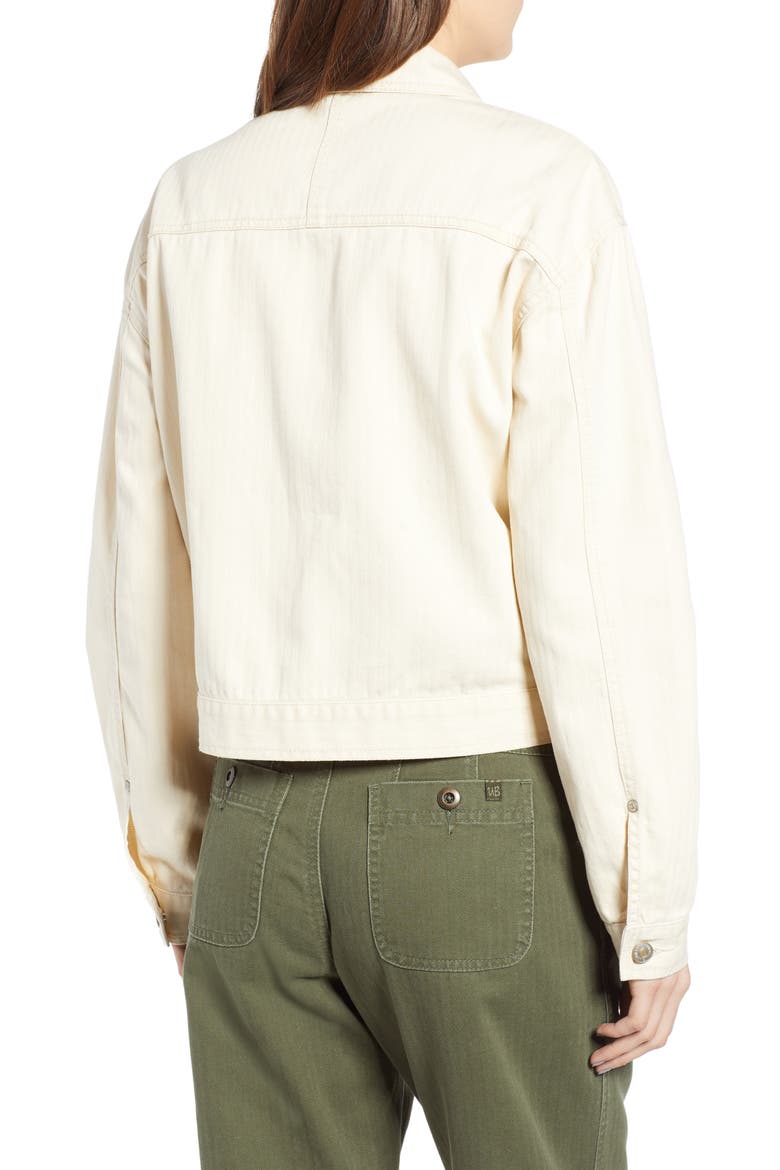 Nattie Workwear Jacket, Alternate, color, ALABASTER