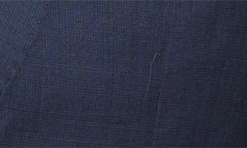 Emporio Armani G-line Slim Fit Blue Mélange Wool Suit In Blue