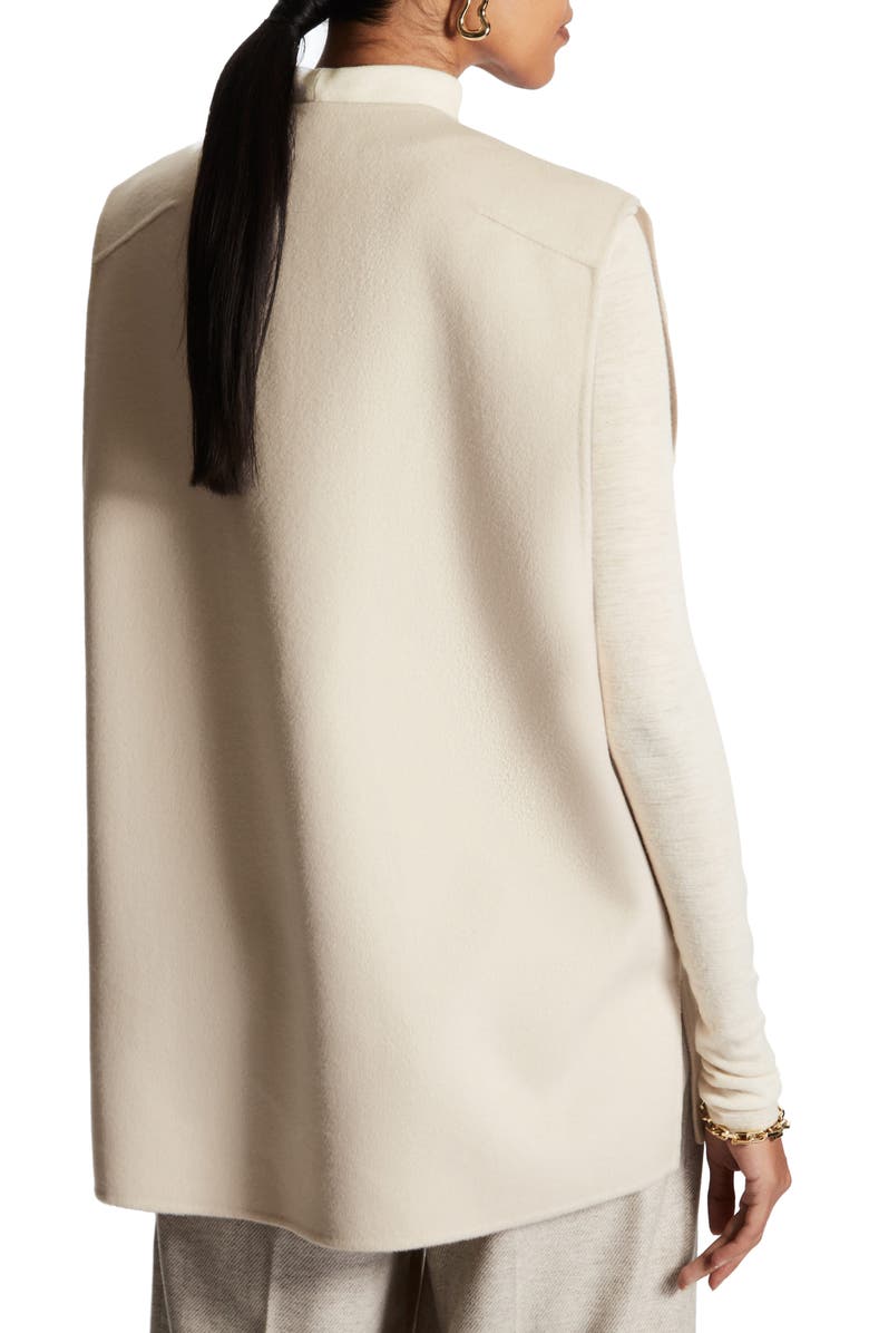 COS Oversize V-Neck Wool Vest, Alternate, color,