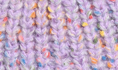 Tasha Marled Confetti Cuffed Beanie In Pink