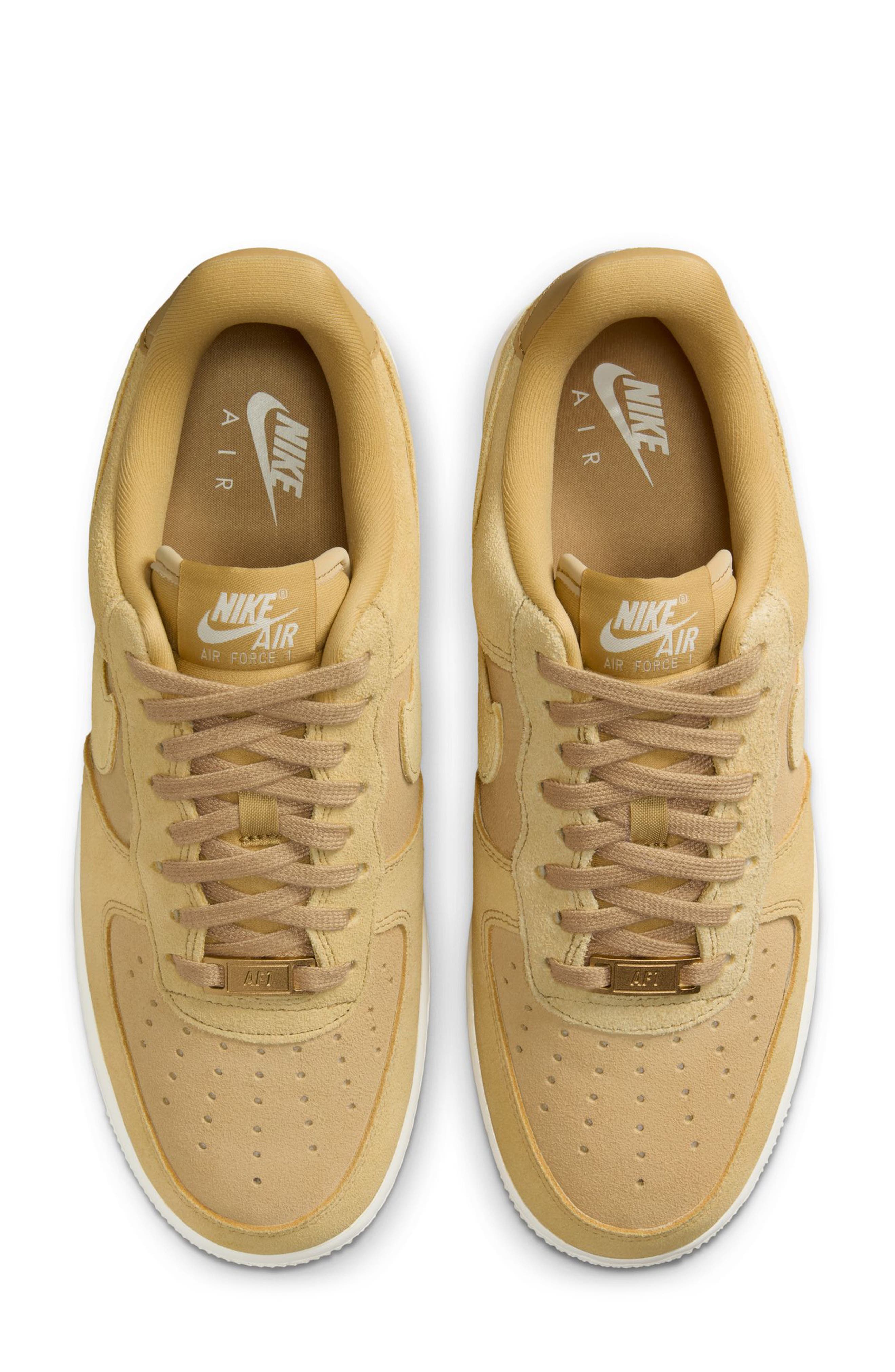 Nike Air Force 1 '07 Basketball Sneaker, Alternate, color, Club Gold/ Gold/ Sail