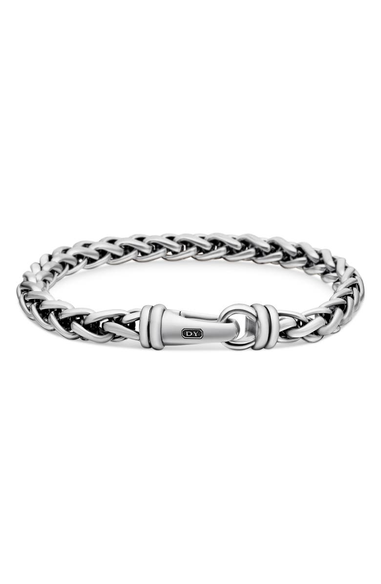 David Yurman Wheat Chain Bracelet, 6mm, Alternate, color, Sterling Silver
