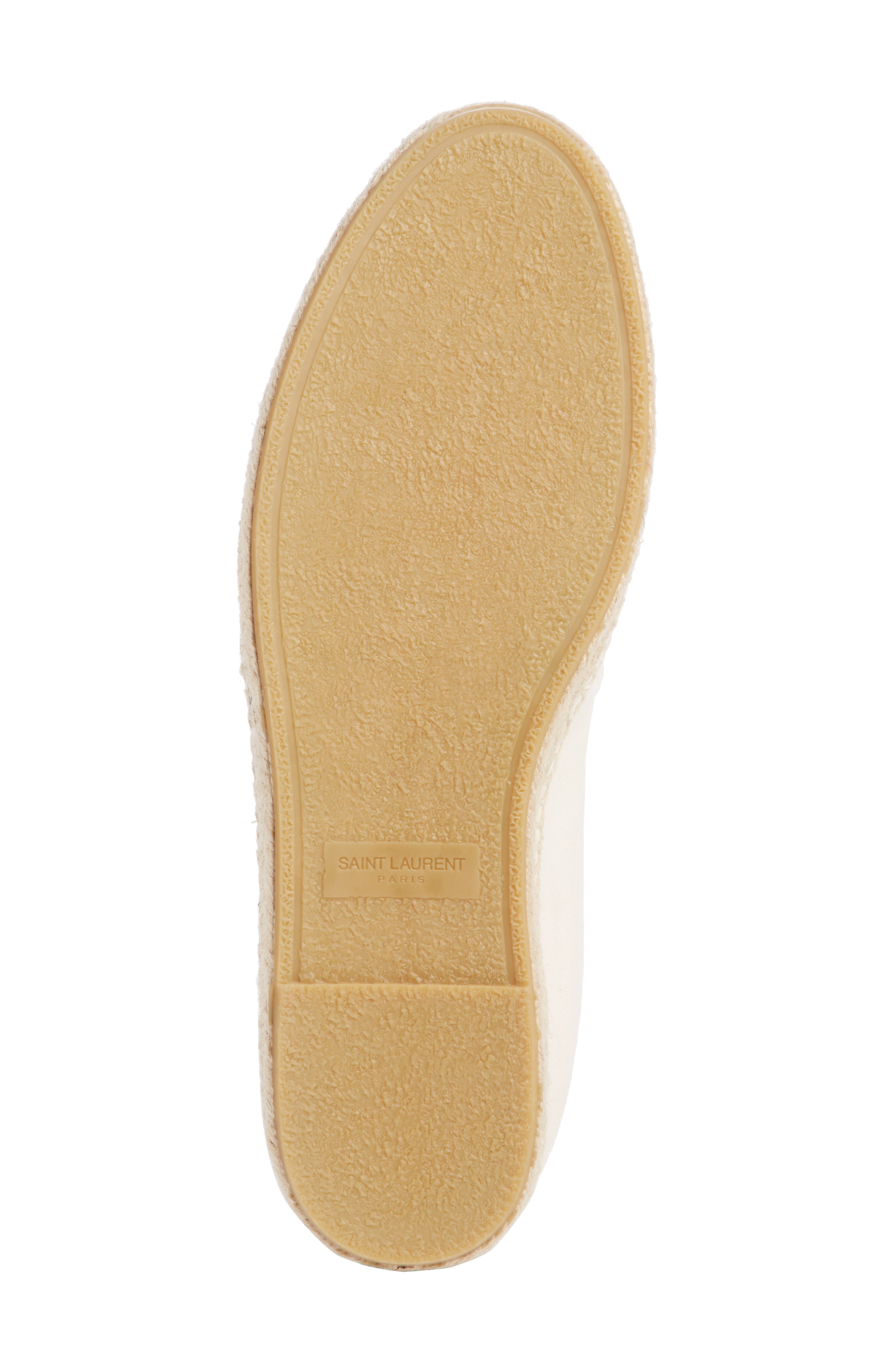 Embroidered Espadrille Slip-On, Alternate, color, CREAM