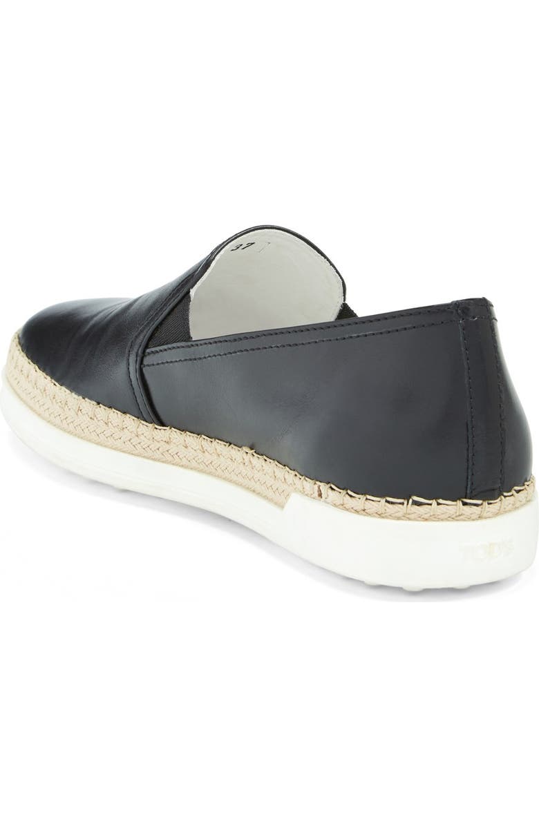 Tod's Slip-On Leather Sneaker, Alternate, color,