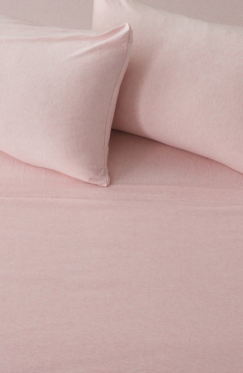 Woven & Weft Jersey Knit Sheet Set, Alternate, color, Blush Pink