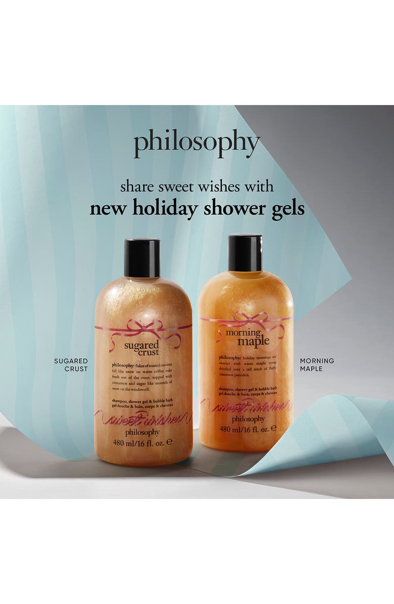 philosophy sugared crust shampoo, shower gel & bubble bath, Alternate, color,