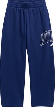 adidas Kids' Graphic Logo Wide Leg Pants