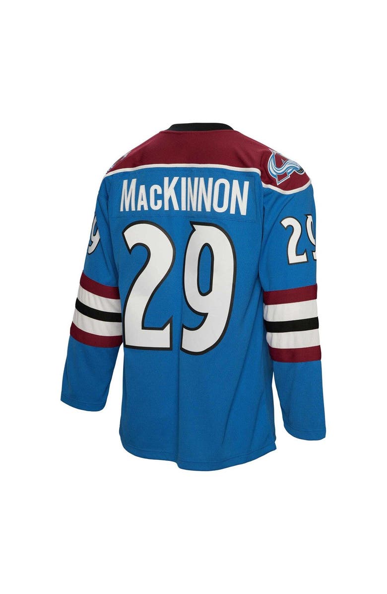 Mitchell & Ness Men's Mitchell & Ness Nathan MacKinnon Blue Colorado Avalanche  2013/14 Blue Line Player Jersey, Alternate, color, 