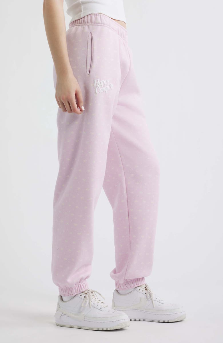 HAPPY CAMP3R Lavender Bloom Joggers, Alternate, color, Lilac Snow