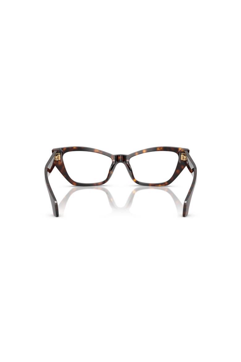 52mm Cat Eye optical glasses, Alternate, color, Brown