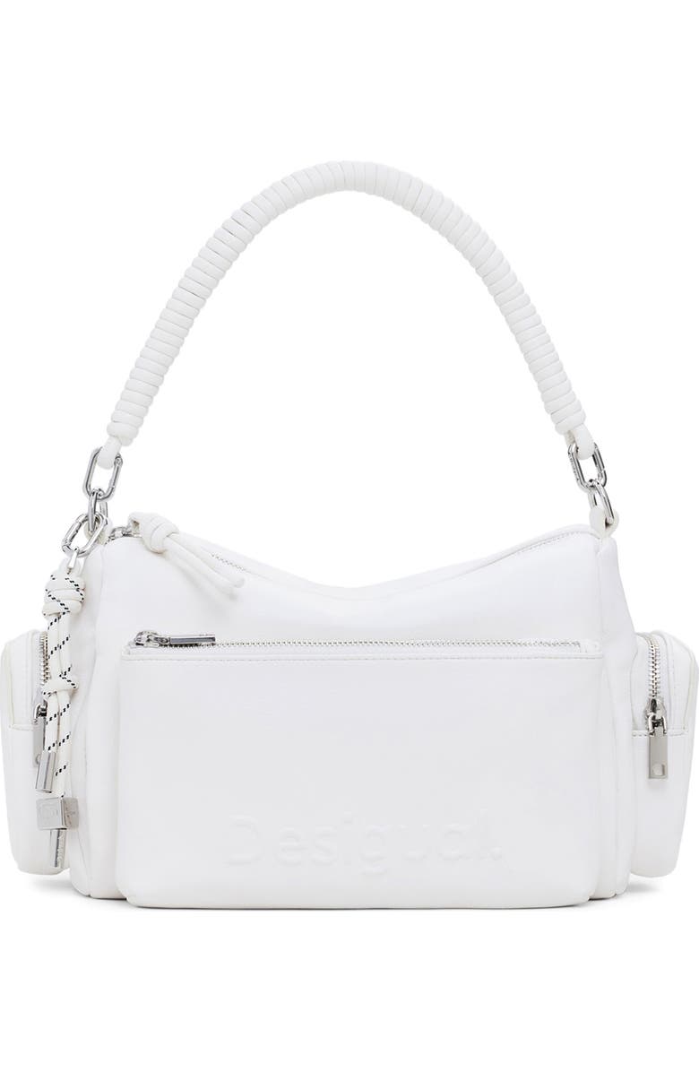 Desigual Faux Leather Shoulder Bag, Main, color,
