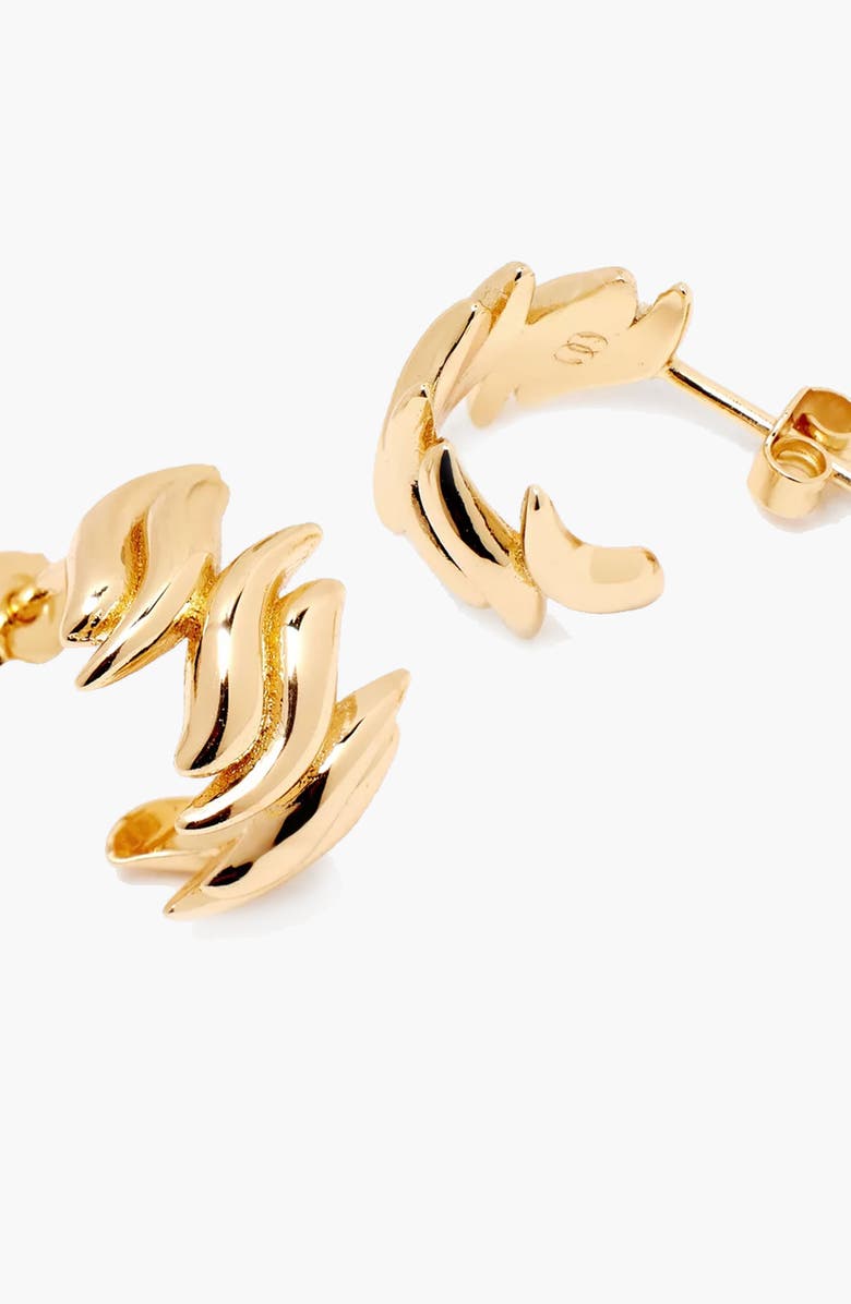YOJ Lifter Mini Earrings in Gold, Alternate, color, Gold