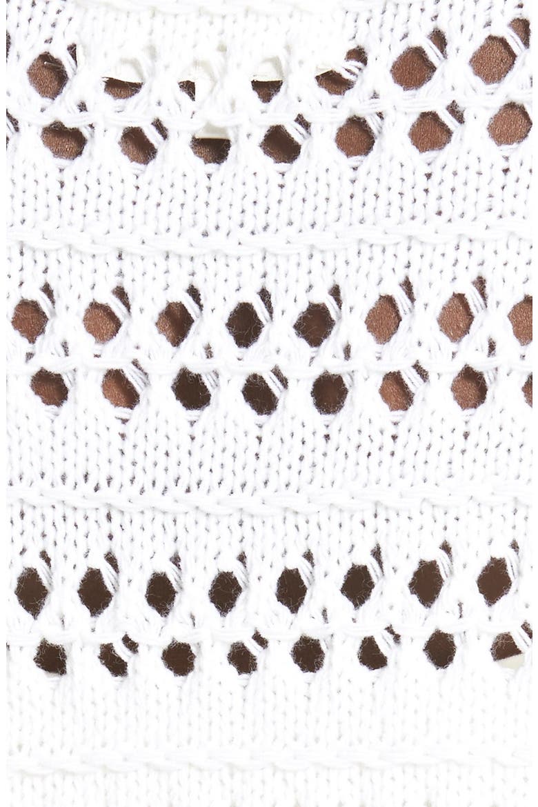 Openwork Pullover, Alternate, color, IVORY