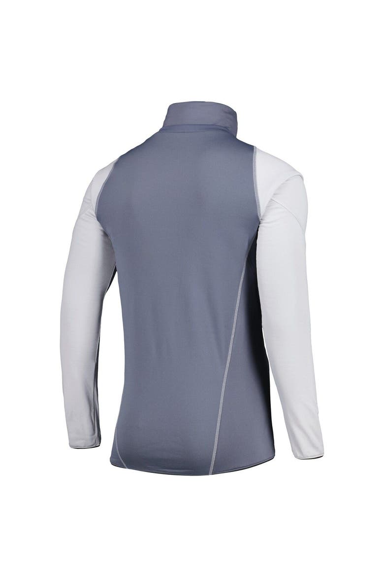 Men's adidas Gray Real Salt Lake Warm Raglan COLD.RDY Top, Alternate, color, Gray