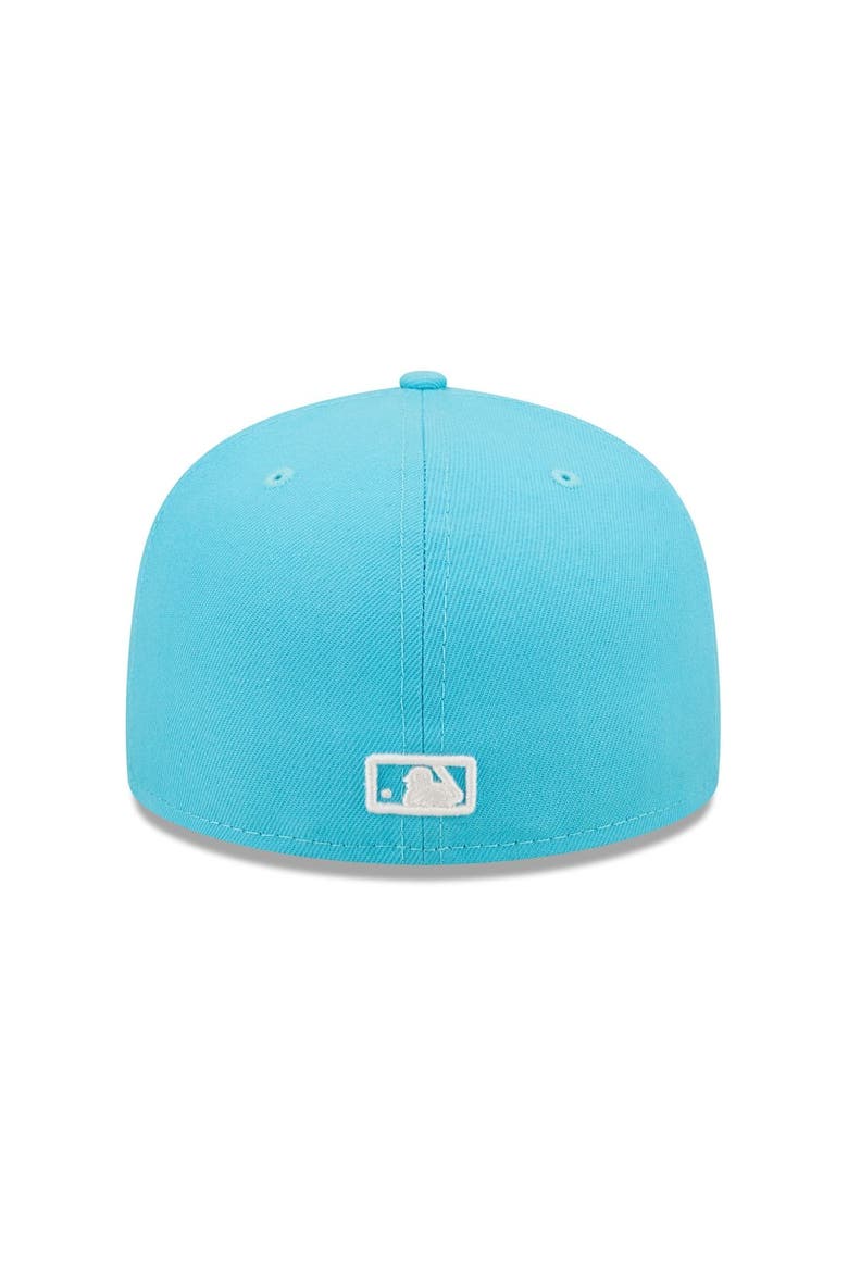 Men's New Era Blue Washington Nationals Vice Highlighter Logo 59FIFTY Fitted Hat, Alternate, color, Blue