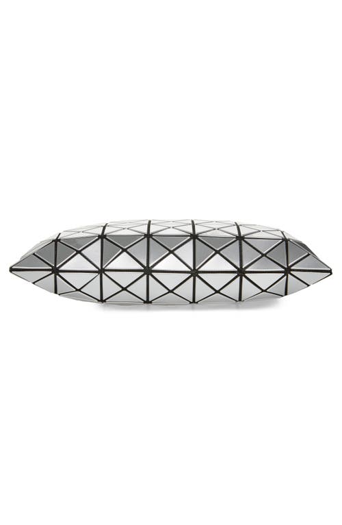 Bao Bao Issey Miyake Lucent Geometric-pattern Shoulder Bag In Silver