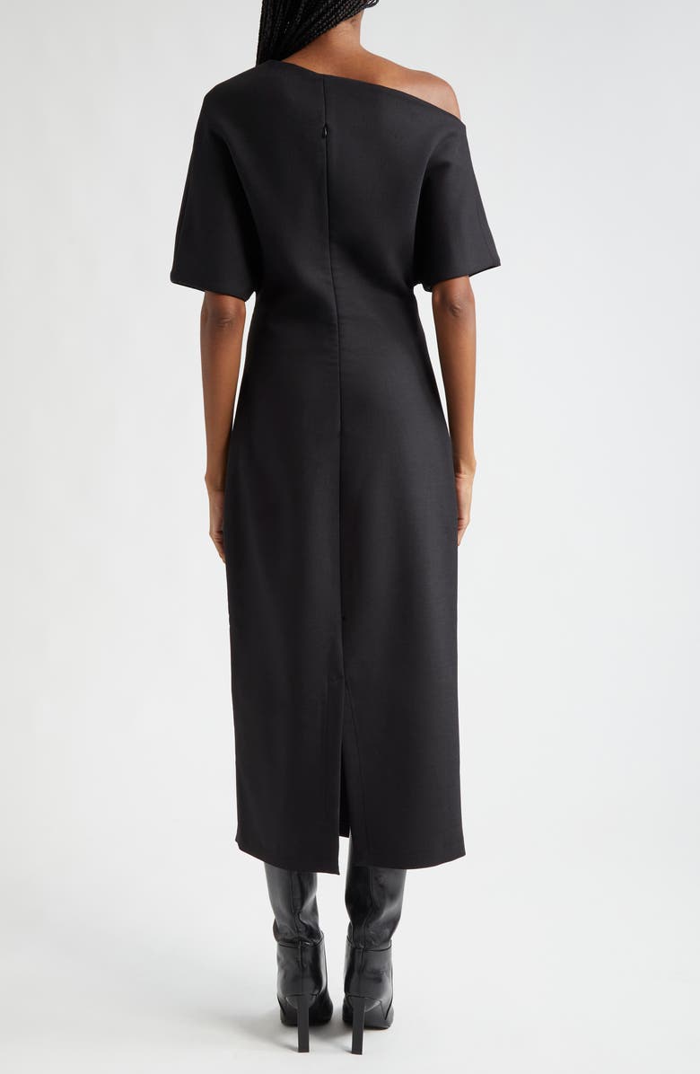 Róhe Sculptural One-Shoulder Maxi Dress, Alternate, color, 