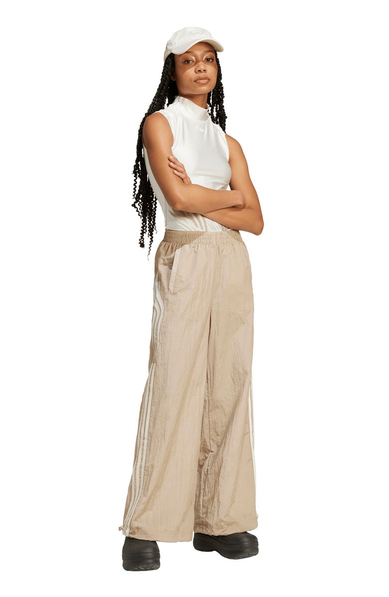 adidas Atlanta Cut Line Wide Leg Track Pants, Alternate, color,