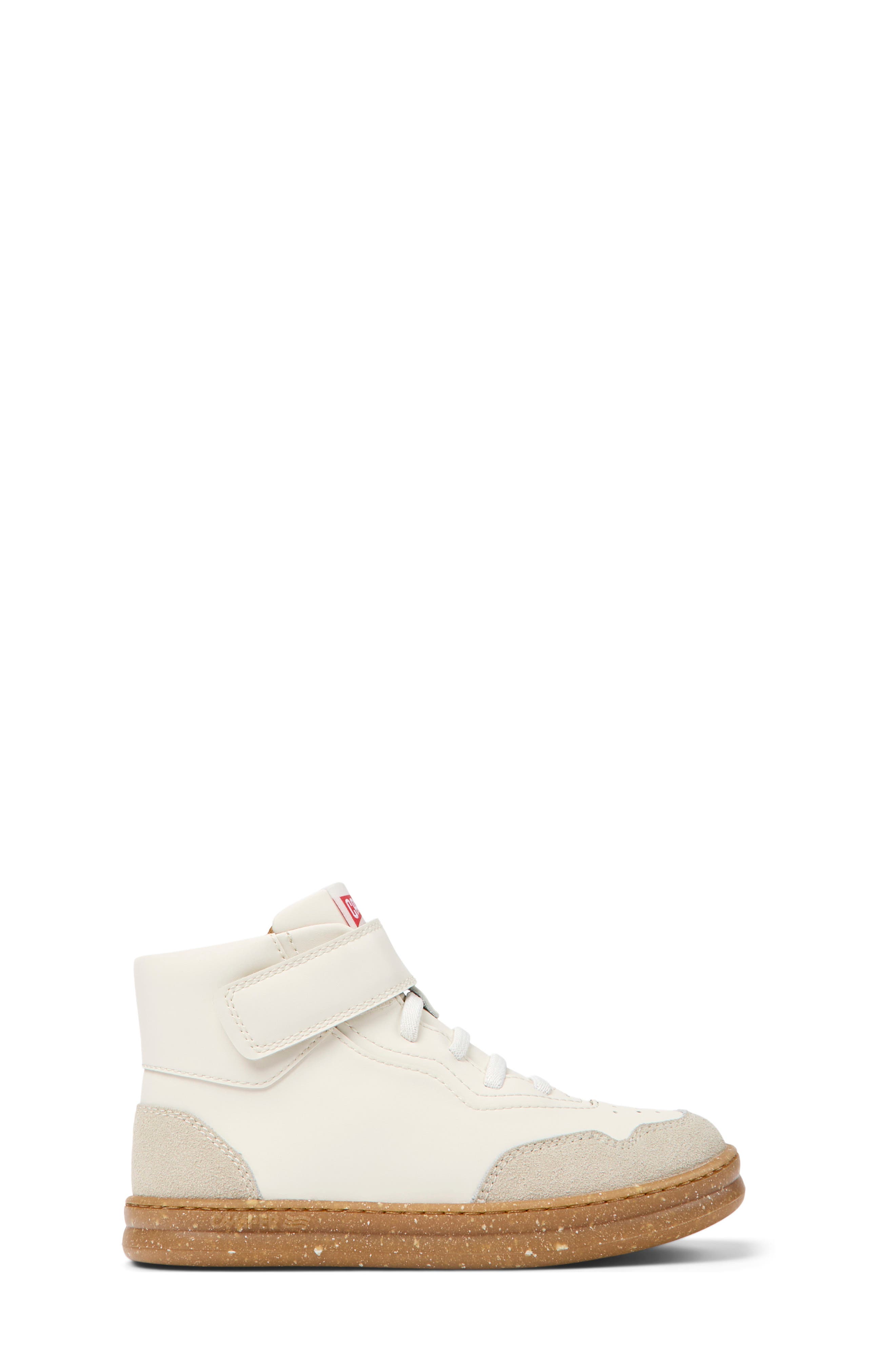 Camper Kids' Runner Four High Top Sneaker, Alternate, color, White Natural