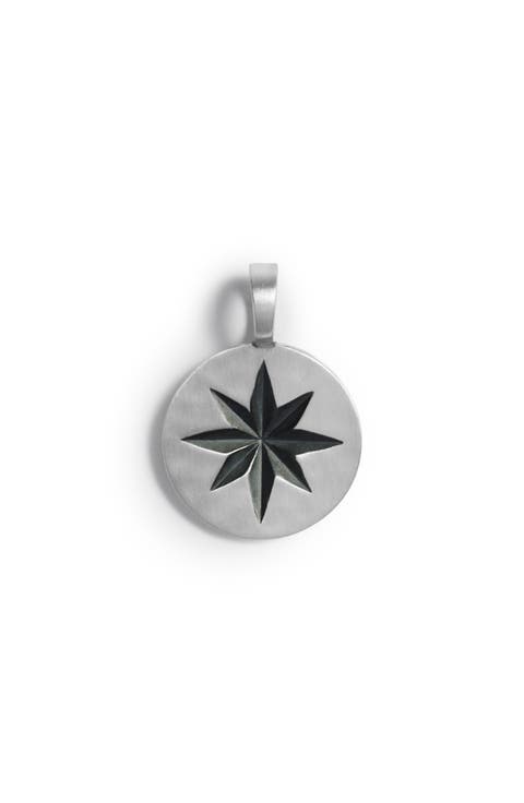 Guiding Star Sterling Silver Pendant Charm