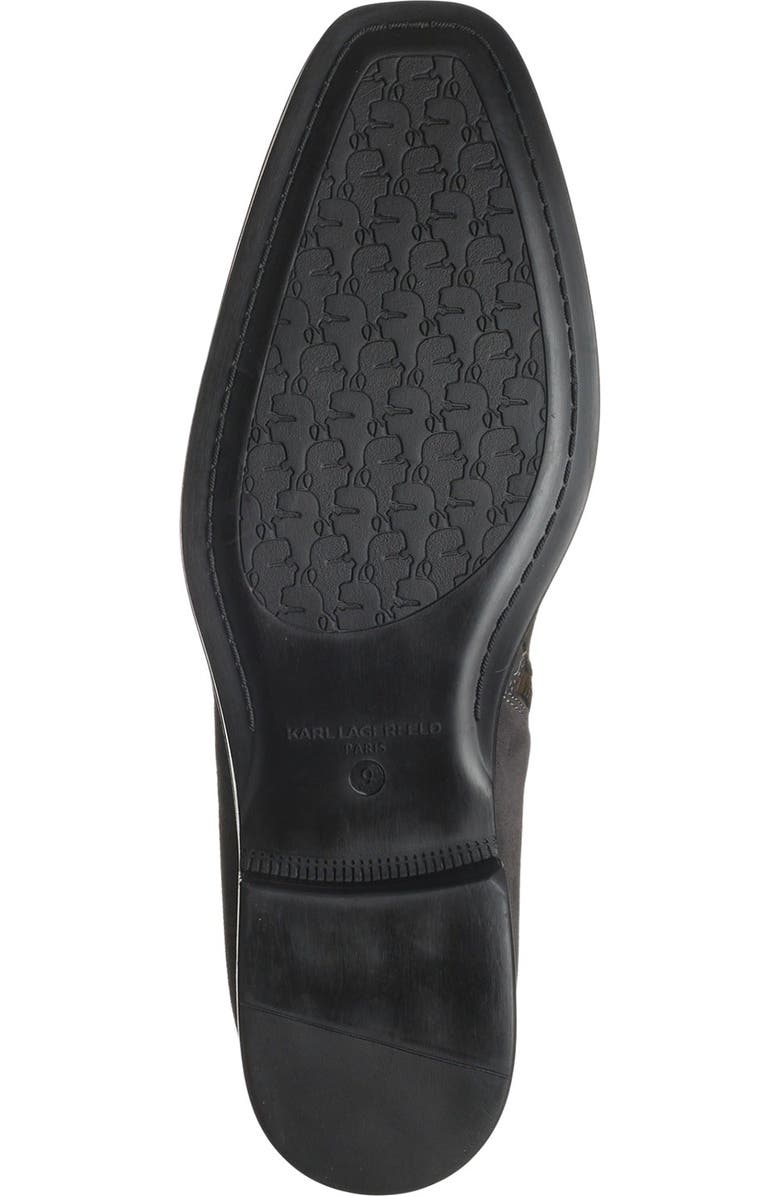 KARL LAGERFELD PARIS Side Zip Chelsea Boot, Alternate, color,