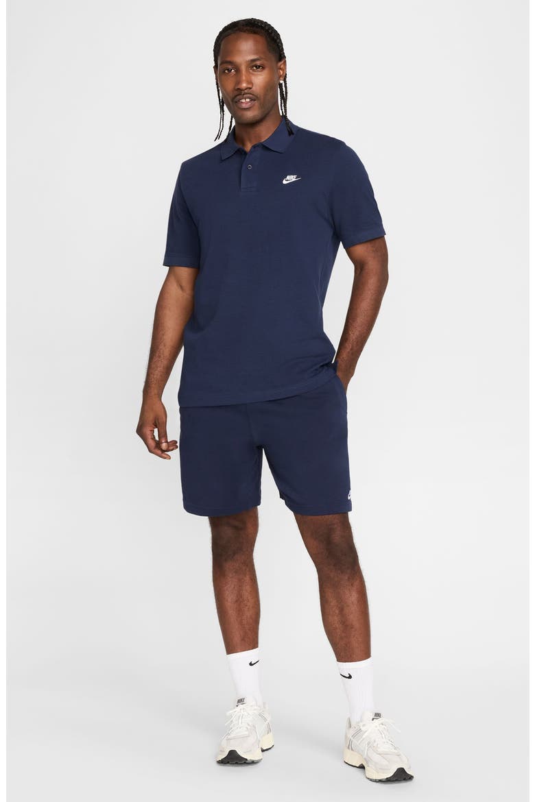 Club Knit Shorts, Alternate, color, OBSIDIAN/ WHITE